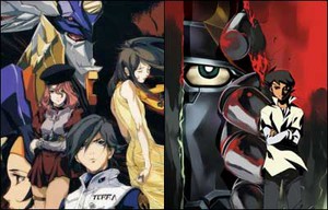 From left: Rahxephon, GR: Giant Robo