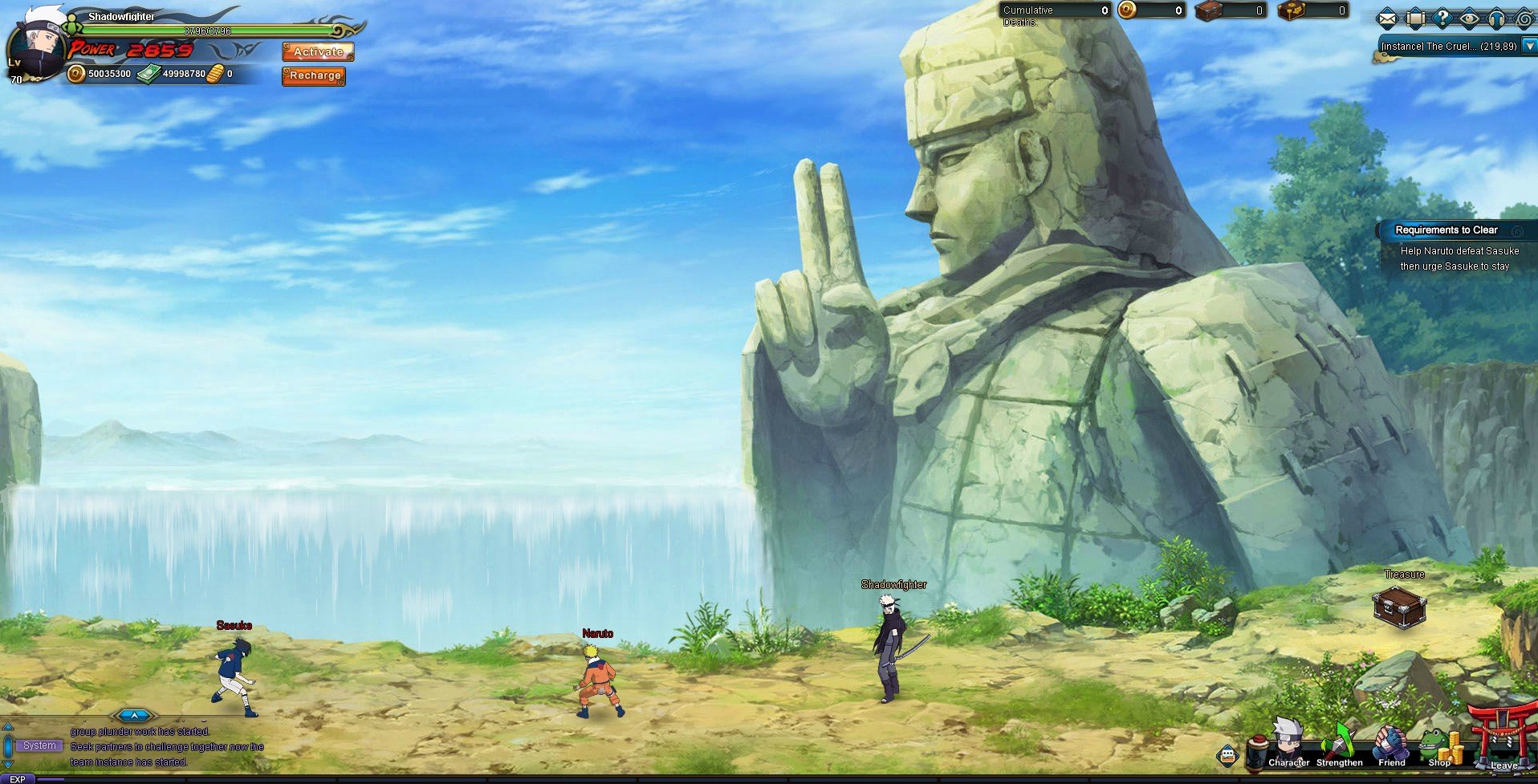Official Naruto MMORPG Game