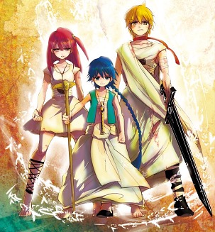 what chapter of the manga does magi the anime leave off