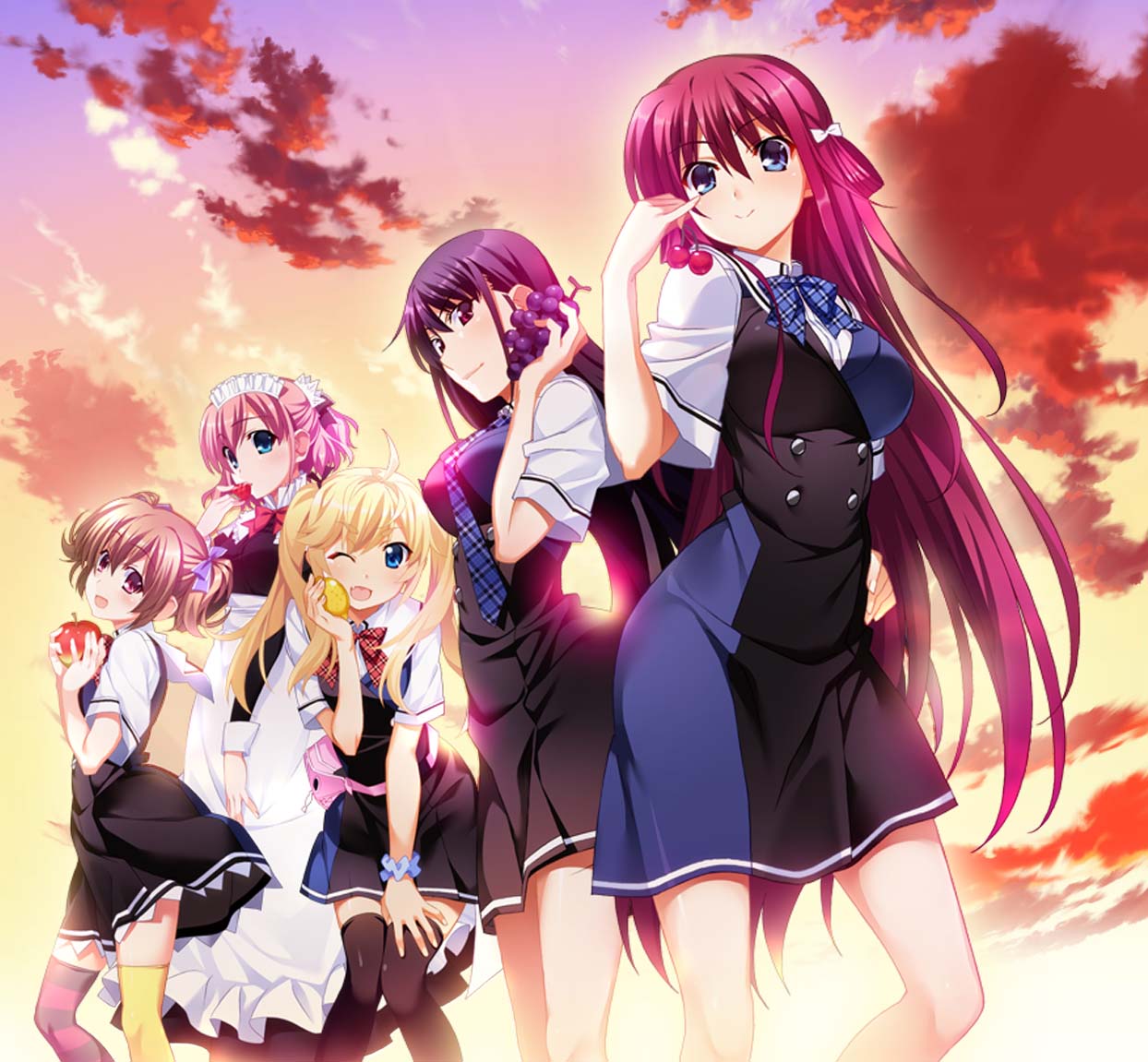 The fruit of grisaia characters