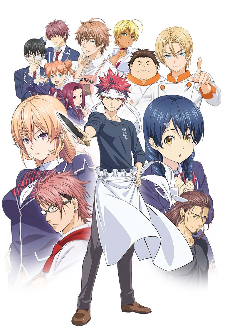 Food wars shokugeki no soma characters