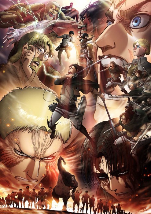 Attack On Titan Poster AOT Season 4 Promotional Key Visual Final Chapter