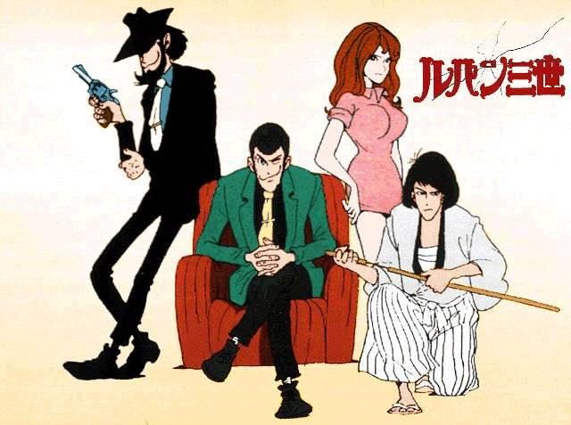 Download Dynamic Team Action in Lupin the Third Anime Series Wallpaper |  Wallpapers.com