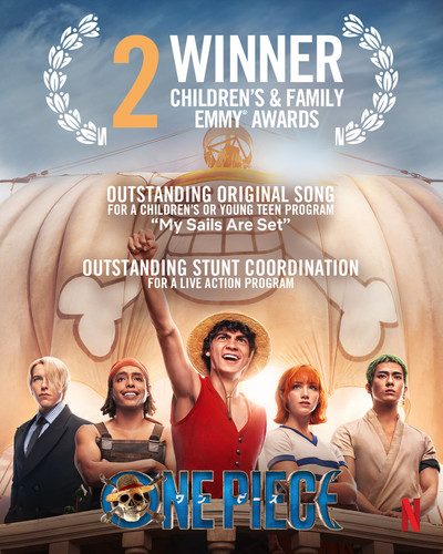 Live-Action One Piece Series Wins 2 Children's & Family Emmy Awards