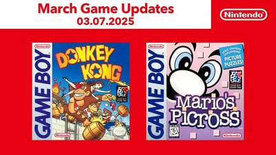 Nintendo Switch Online Adds Donkey Kong, Mario's Picross Game Boy Games