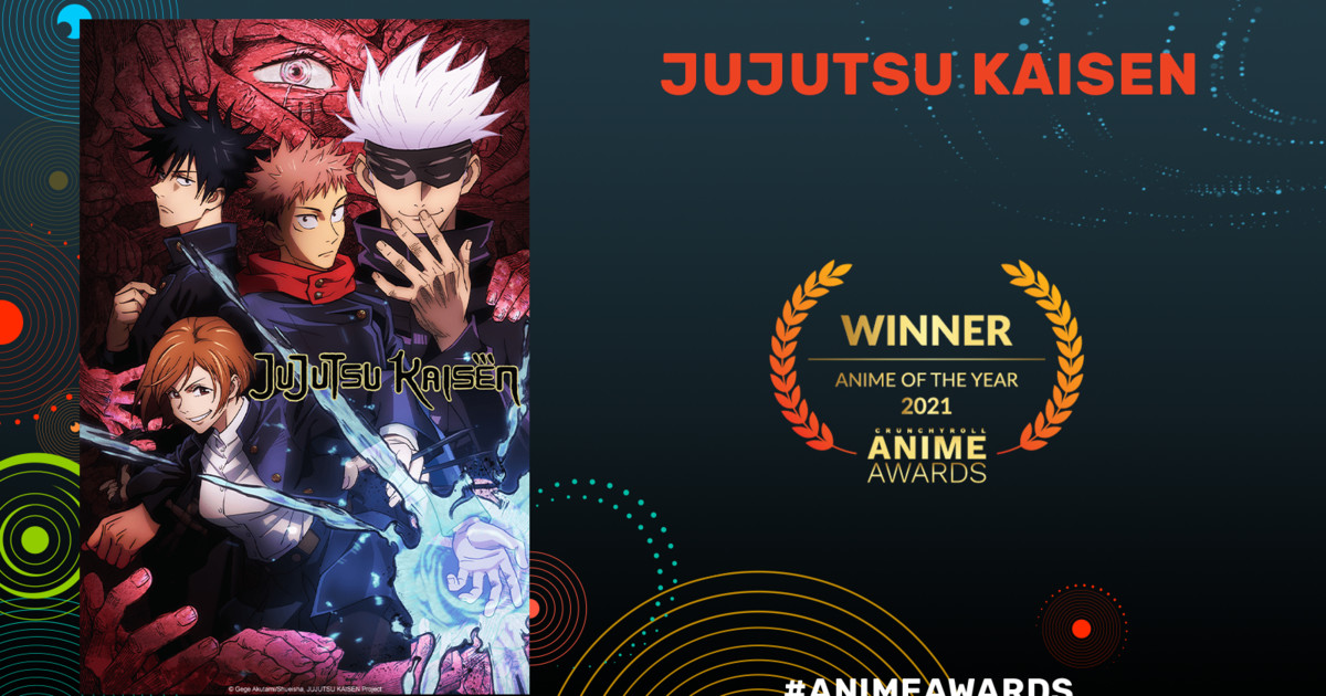 Crunchyroll Anime Awards 2021 Jujutsu Kaisen wins Anime of the Year  check out the list