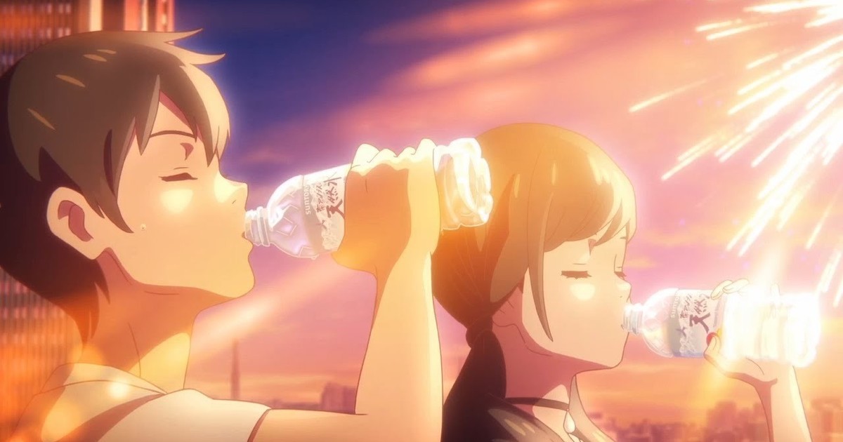 Shinkai S Weathering With You Film Gets 2nd Suntory Ad Interest Anime News Network