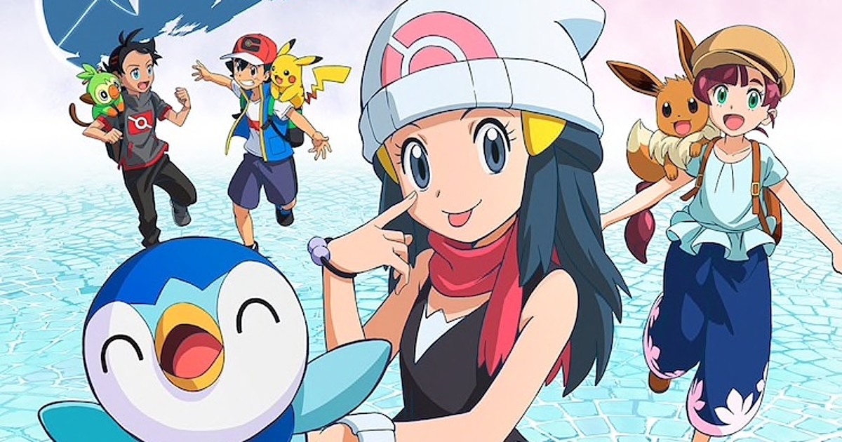 Dawn and her full original team in Pokémon anime series 💙 . . . . . . . .  . . . . . . . . . . . . . . #generation #world #anipoke…