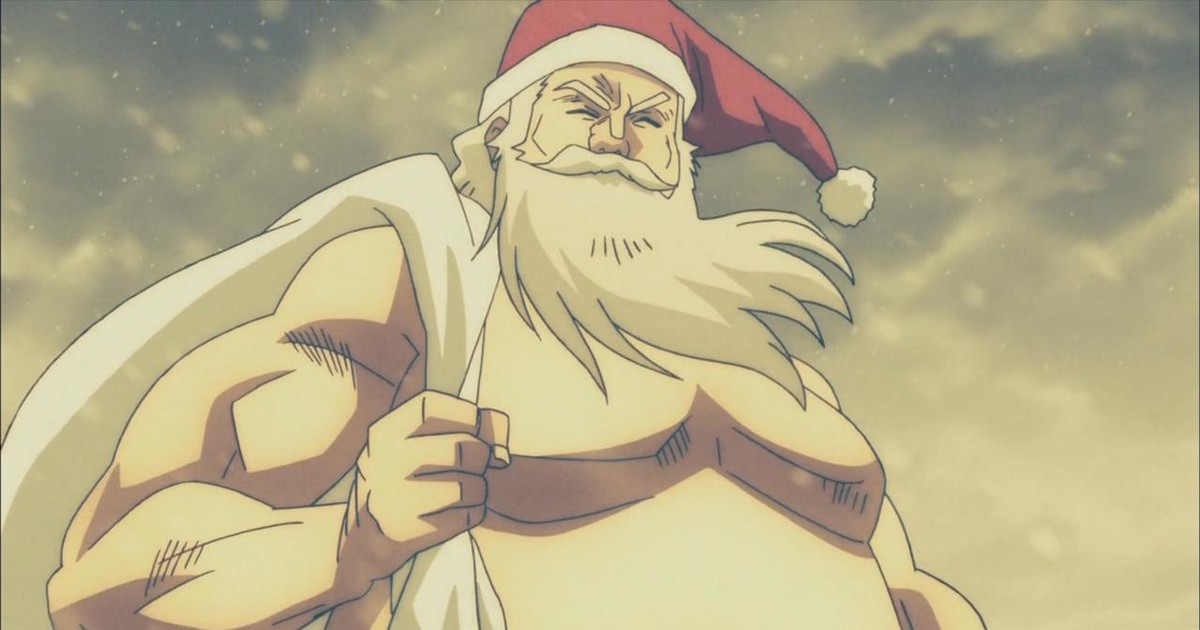Anime Santa Christmas' Poster by Juan Carlos Canache | Displate
