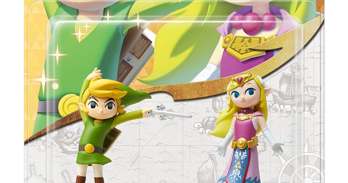 The Legend of Zelda Series amiibo Figure - Toon Link/Zelda: The Wind Waker  2-Pack