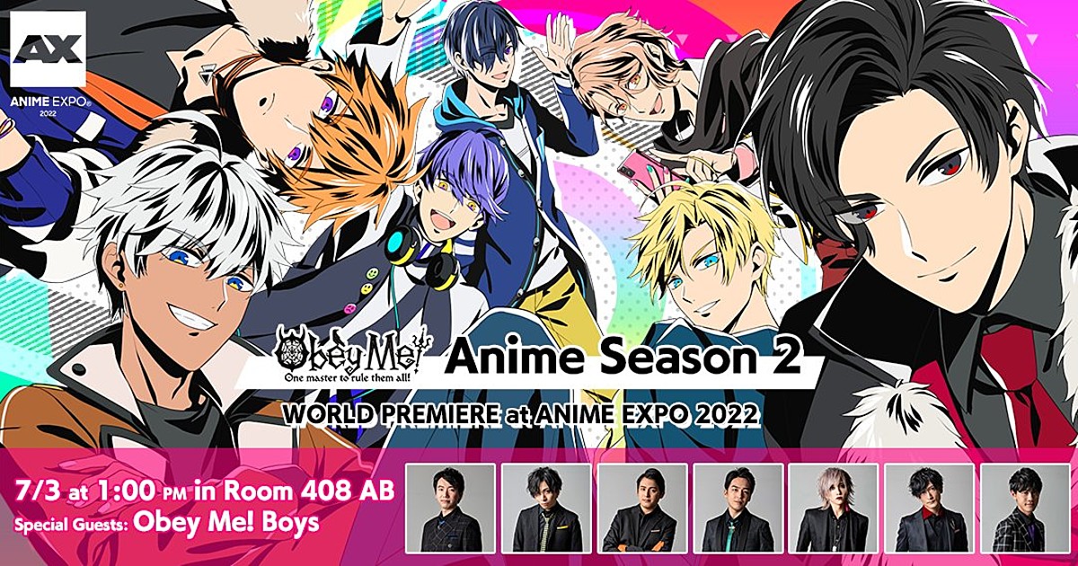Goodbye Don Glees Anime Film Obey Me Animes 2nd Season Get Premieres  at Anime Expo 2022  News  Anime News Network