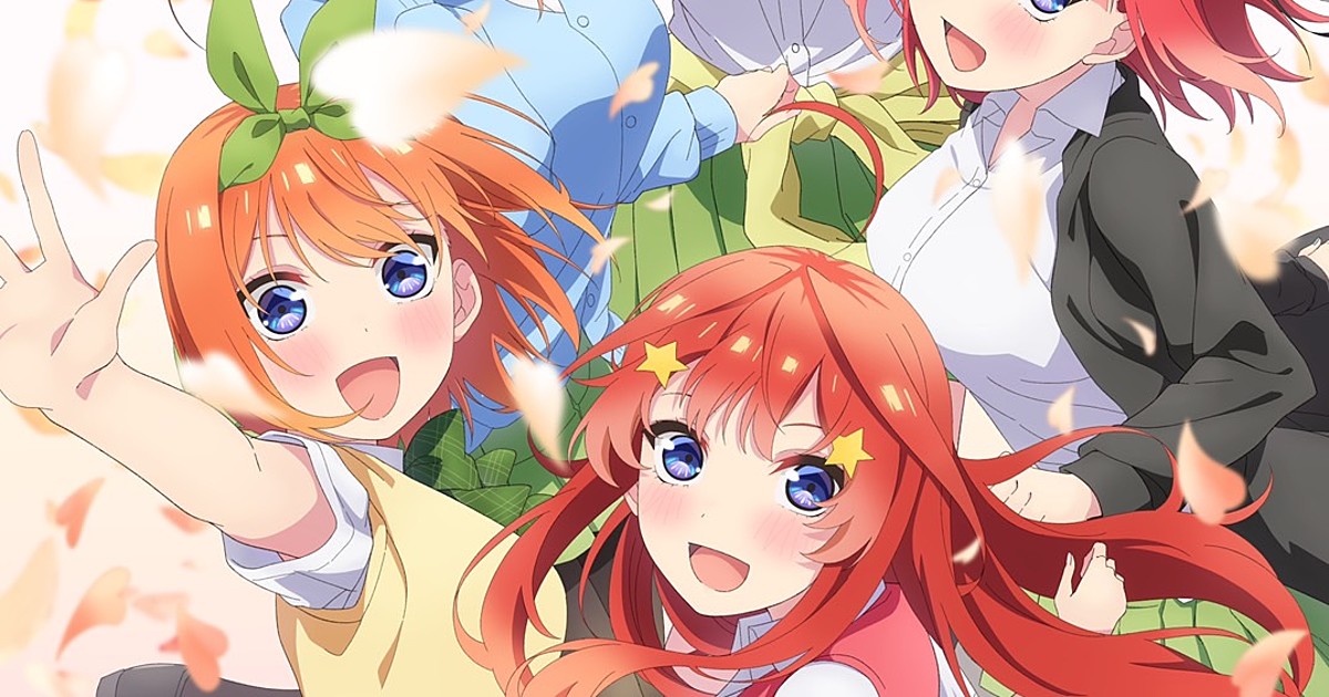 Gotoubun no Hanayome - Filme terá mais de duas horas - Anime United