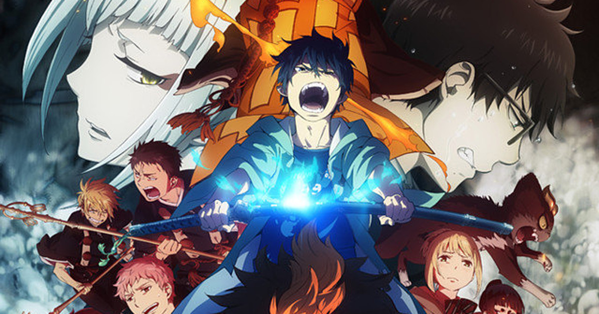 Netflix recebe 4 novas anime e Blue Exorcist é uma delas