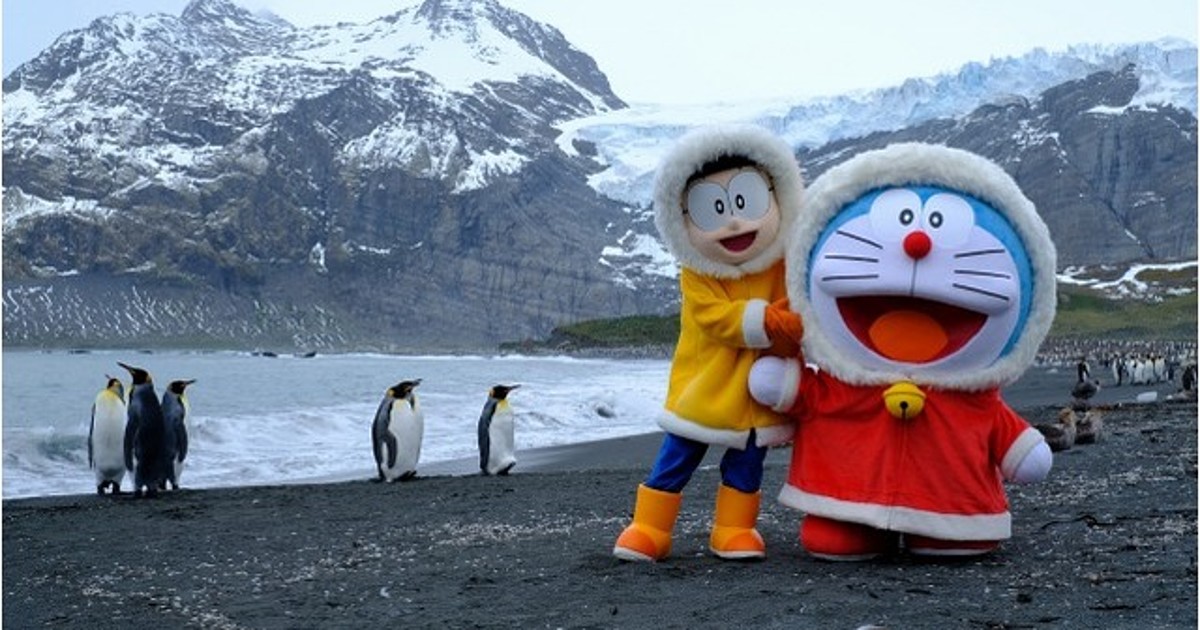 Doraemon Nobita Make Landfall On Antarctica Interest Anime News Network