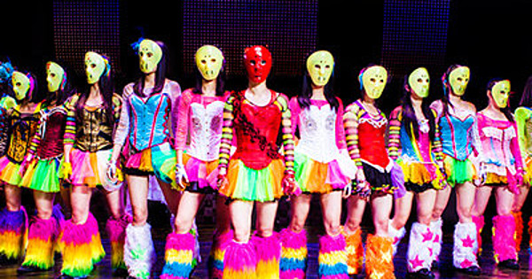 Underground Idol Group Mask Girls Top Oricon Chart Interest Anime News Network