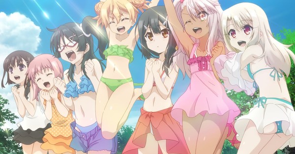 Fate Kaleid Liner Prisma Illya 2wei Herz Ad Shows Swimsuit Scene