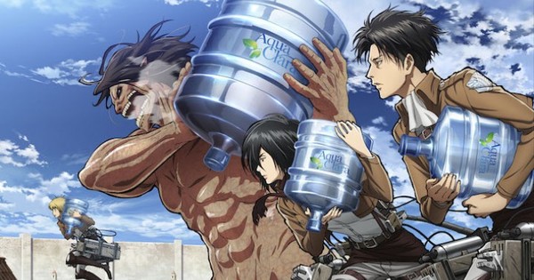 Attack on Titan Water Cooler Campaign Offers 1/1-Scale Maneuver Gear