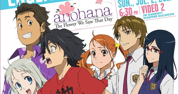 Anohana English Dub to Premiere at Anime Expo News