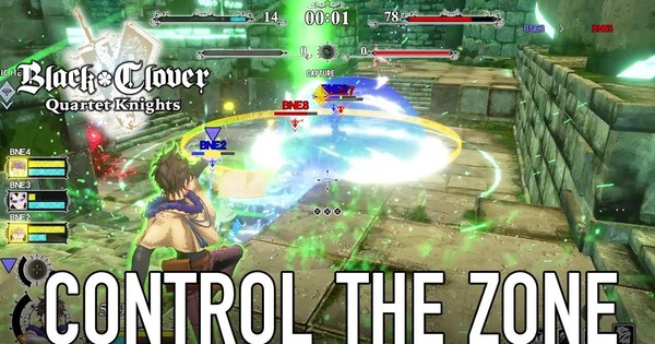 Black Clover: Quartet Knights Game's Video Previews Zone Control - News - Anime News Network