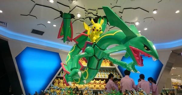 New Tokyo Skytree Pokemon Center Opens Features Exclusive Rayquaza Merchandise Interest Anime News Network