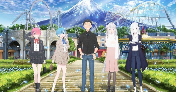 Explore Fuji-q Highland With Re:zero Characters - Interest - Anime News 