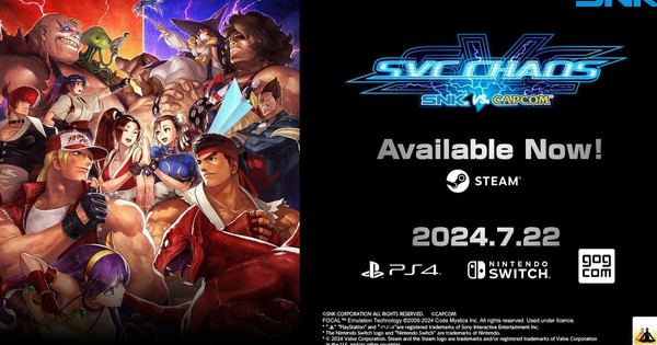 SNK vs. Capcom SVC Chaos Fighting Game Launches on Switch, PS4, PC