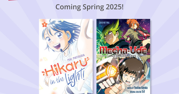 Azuki Releases Full-Color Print Editions of Hikaru in the Light!, Mecha-Ude: Mechanical Arms Manga – News