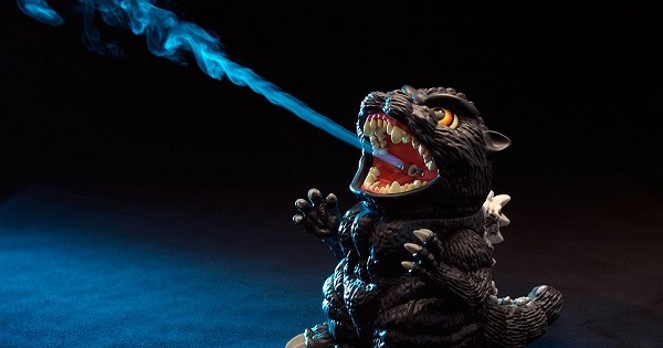 Cute Godzilla Humidifier Shoots Atomic Breath, Roars