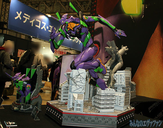 japan evangelion statue