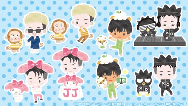 sanrio x yuri on ice