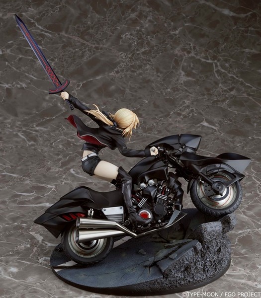 fate zero saber motorcycle figure