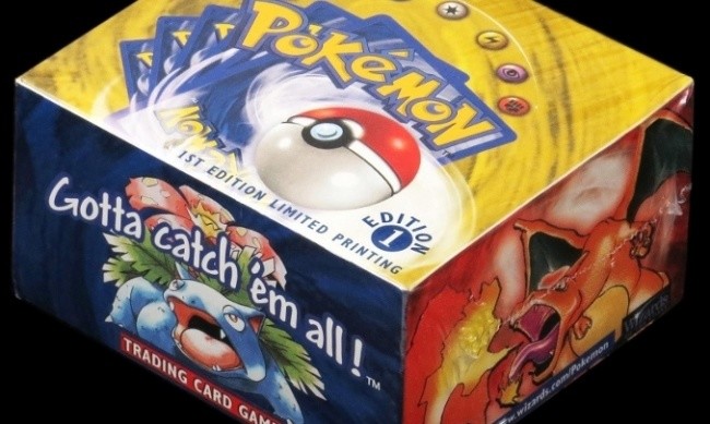 pokemon booster card box