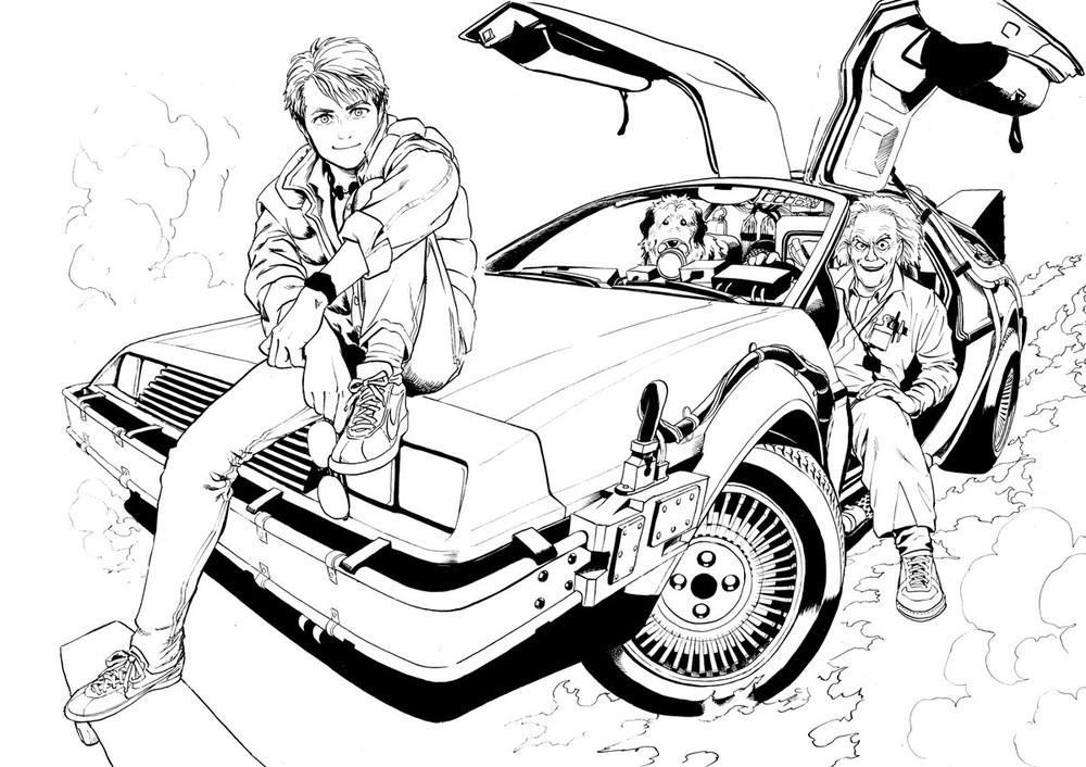 Back to the Future Manga by One-Punch Man Artist Yuusuke Murata