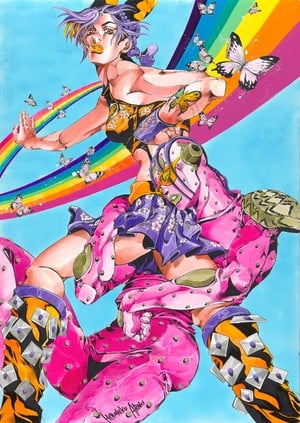 Hirohiko Araki's works to be displayed at San Francisco from September 27, Kyoto from November 14