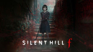 Visual for Silent Hill f game showing protagonist Hinako standing in a narrow alleyway