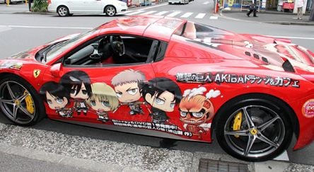 attack on titan car toy