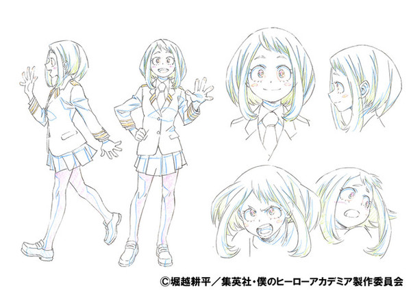 My Hero Academia Anime's Ochako, Tenya Character Designs Revealed 