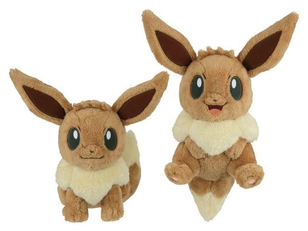 relaxing eevee plush