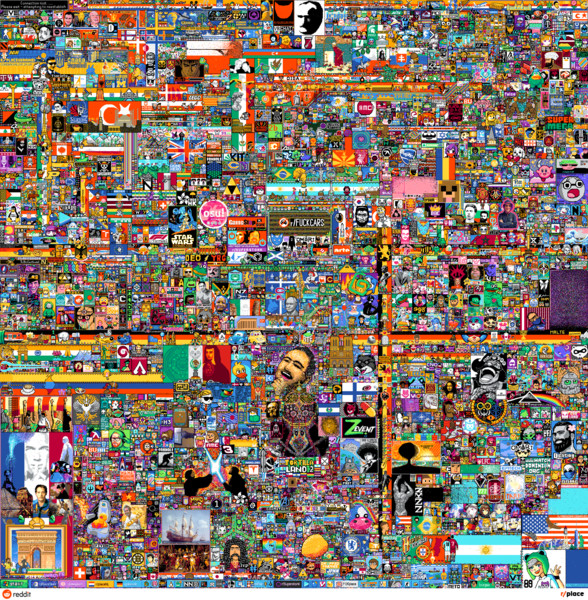 r/place's Final Canvas Teems With Anime, Game References Interest