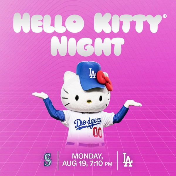 Hello Kitty to Celebrate 50th Birthday Early at Dodger Stadium