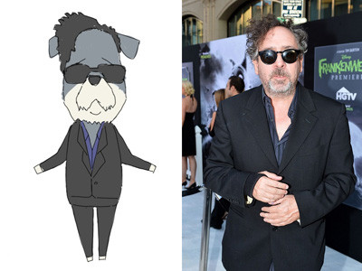 Director Tim Burton Voices a Dog in Kami Usagi Rope Anime