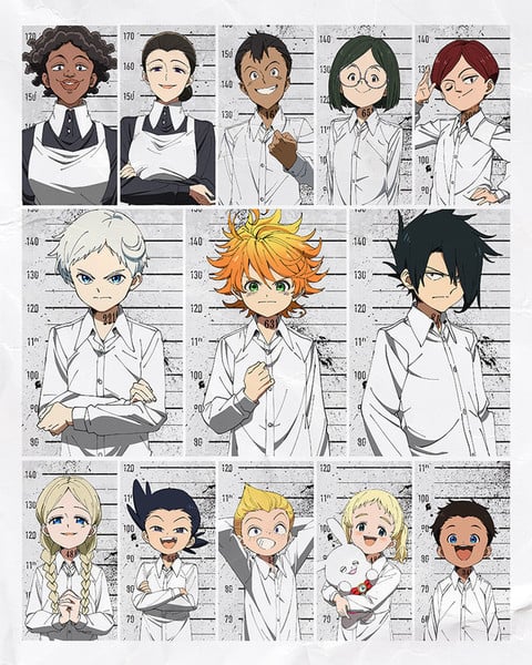 The Promised Neverland Anime Reveals Cast, Staff, Character Visuals ...