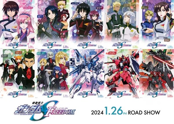 Gundam Seed Freedom Film Reveals New Trailer 10 Character Visuals