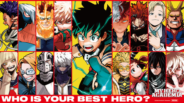 My Hero Academia Gets 1st Worldwide Character Popularity Poll, Ad in ...