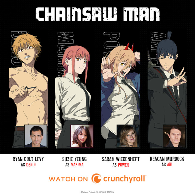 Chainsaw Man Anime Reveals English Dub Cast Trailer News Anime News Network 9697