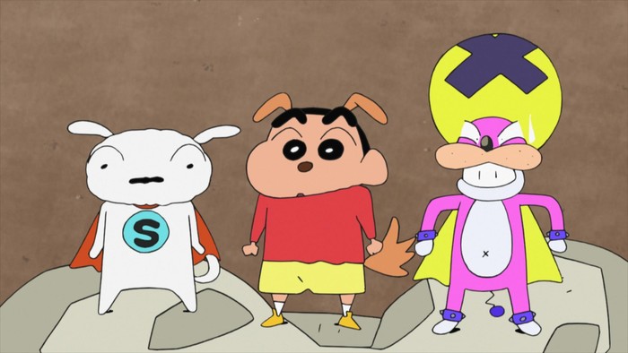 Super Shiro Spinoff Anime Collaborates With Crayon Shin-chan in Special ...